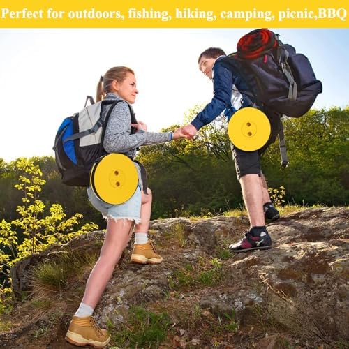 Fishboy Collapsible Stool for Adults, Portable Folding Camping Seat, 400lbs