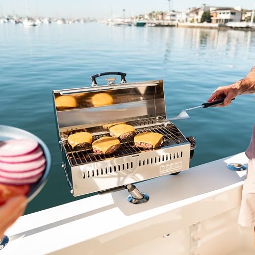 Magma A10-703 Cabo Gas Boat Grill (9" x 18"), Portable