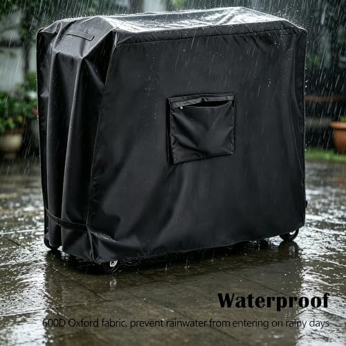 Cooler Cart Cover for 80-100 Qt Patio Rolling Ice Chest Cart,32"Lx18"Wx32"H