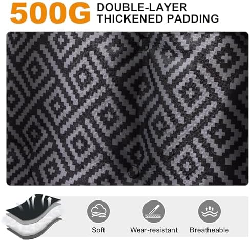High Back Double Camping Chair Padded Folding Loveseat with Adjustable Pillows Heavy Duty 2 Person Camping Lawn Chairs for Adults with Cup Holders & Wine Racks for Outdoor Sports Beach Fishing