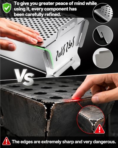 Charmline Portable Charcoal Grill and Fire Pit