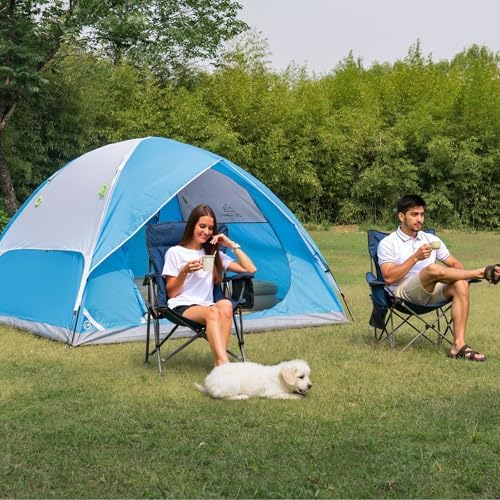 JELUCAMP 1/2/4/6 Person Dome Tents for Camping Lightweight Backpacking Tent