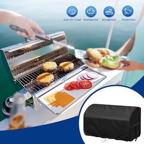 Boat Grill Cover for Magma Cabo Gas Grill ChefsMate Grill