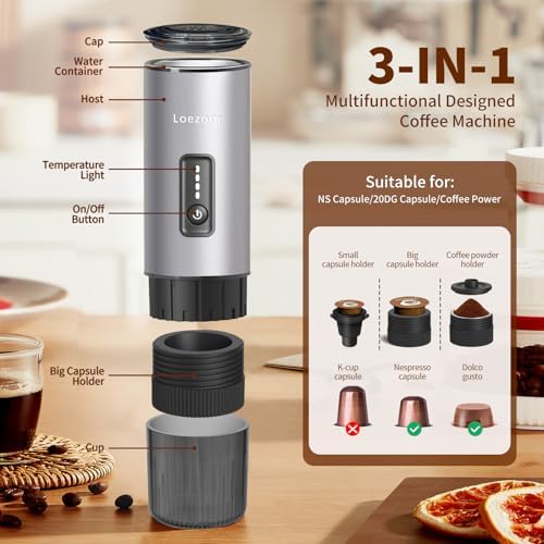 Portable Espresso Machine, 20Bar