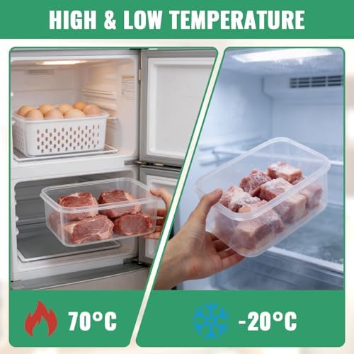 5 Pack Fruit Storage Containers for Fridge Berry Containers for Fridge