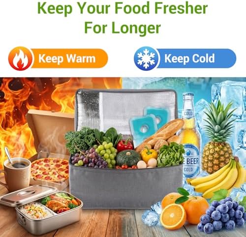 Snackle Box Container: Snack Organizer Divided Serving Tray with Ice-Pack, Portable Double-layer Tray Snackle Box for Food and Drink, Snack Platter for Travel Beach Picnic (White - 10 Tray)