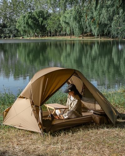 MC TOMOUNT Backpacking Tent Ultralight Nylon 1-2 Person Camping Tent