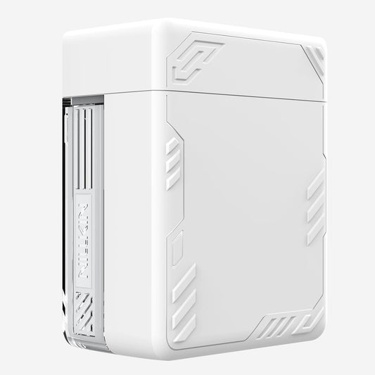 Nillkin FlexLine 65W for Retractable Wall Charger(GaN6), Dual-Port with 28.7in Retractable USB C Cable + 39.3in USB C Cable(Extra), iPhone Charger, MacBook, iPad, Samsung, Fast Charger - White