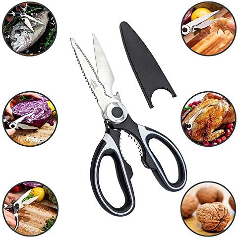 13 PC Grilling and Camping Cooking Utensils Set for The Outdoors BBQ - Stainless Steel Camp Kitchen Set Cookware Grill Tool Accessories Kit with Lightweight Stylish Crossbody Carrying Bag (Brown)