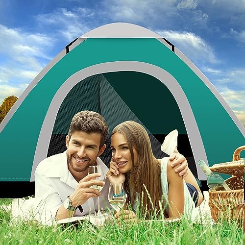 Portable Camping Tent, 2 Person Lightweight, Waterproof Windproof, UV Protection for Outdoor US