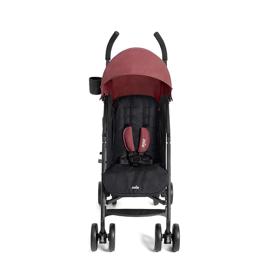 Joie Tansy Umbrella Stroller – Lightweight, Compact Folding with Multi-Position Recline – Travel-Friendly Stroller (Crimson)