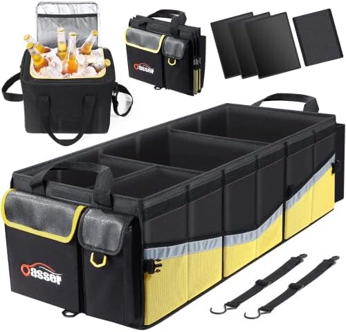 Oasser Trunk Organizer 95L with 20L Removable Cooler Bag for SUV