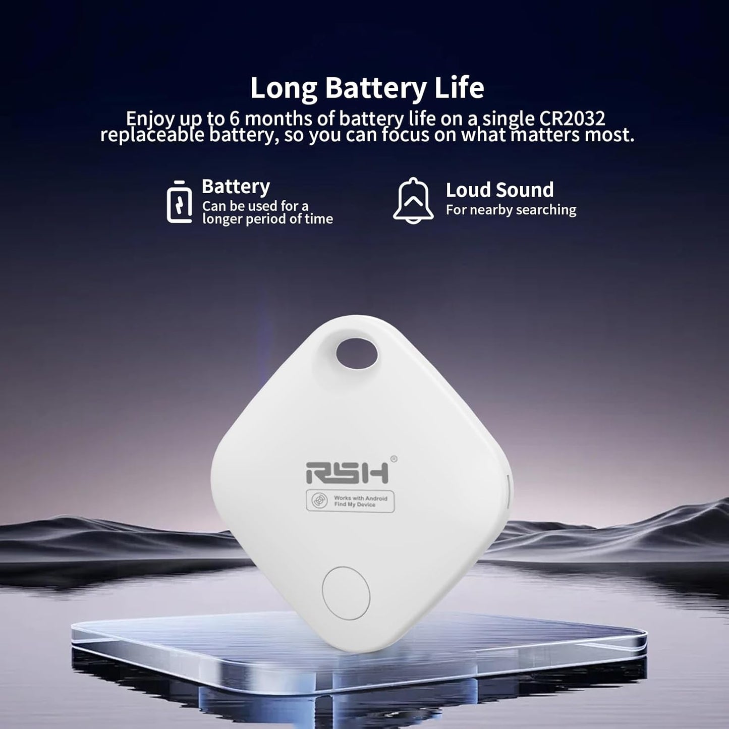 Air Tracker Tag for Android 4 Pack Luggage Tracker Tags Works with Google Find Hub App, Bluetooth Tracker Key Finder and Item Locator for Luggage, Backpack, Suitcases, Replaceable Battery