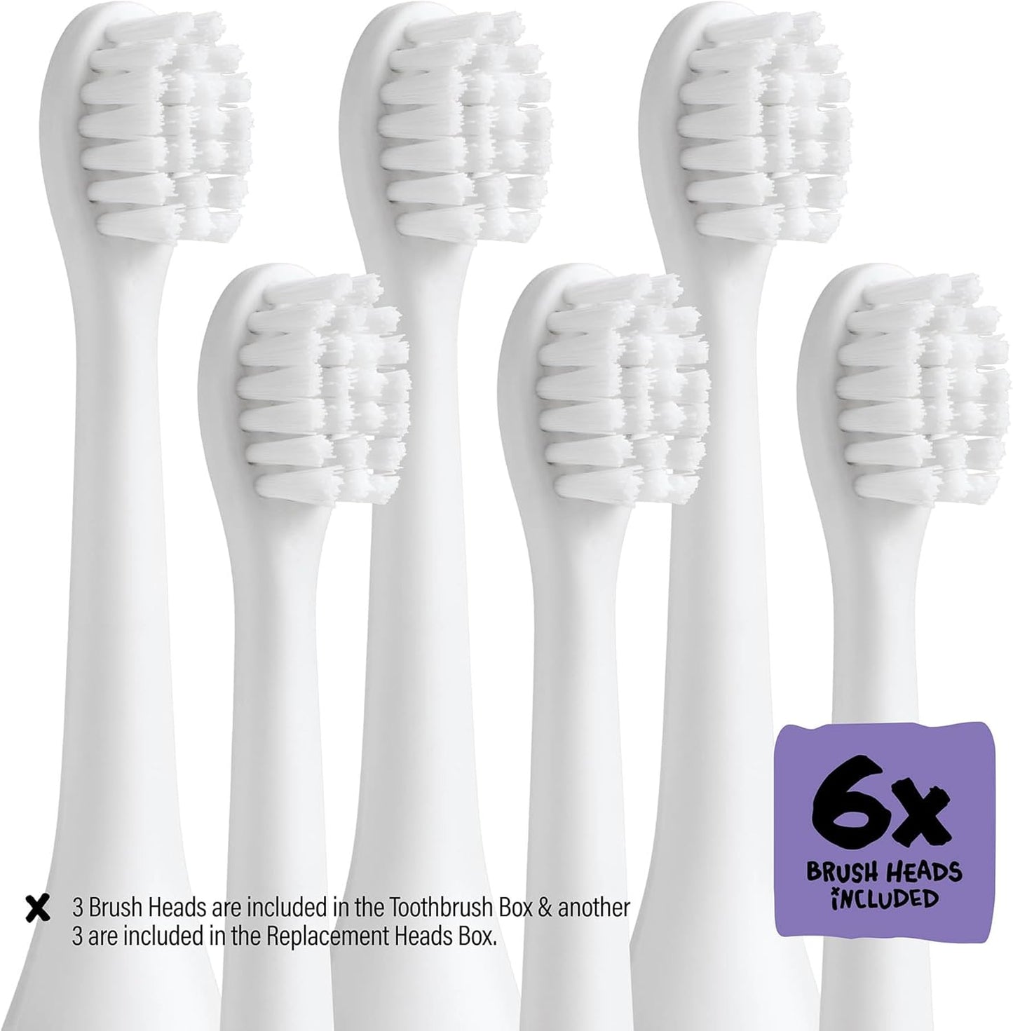 Kids Electric Toothbrush - Rechargeable Vibrating Toothbrush with Timer Includes 6 Replacement Heads, Gently Cleans Teeth, Girls & Boys, Kids & Toddlers Age 2+, Alien