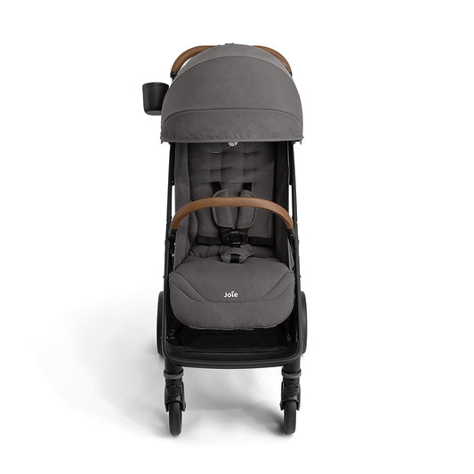 Joie Nutmeg Compact Stroller – Lightweight and Compact Stroller with One-Hand Fold (Thunder)
