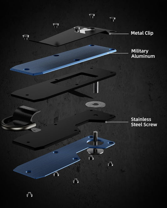 Key Organizer for Men Compact Key Holder Minimalist Key Case Metal Key Chain Key Holder for Keychain Secures 2-5 Keys