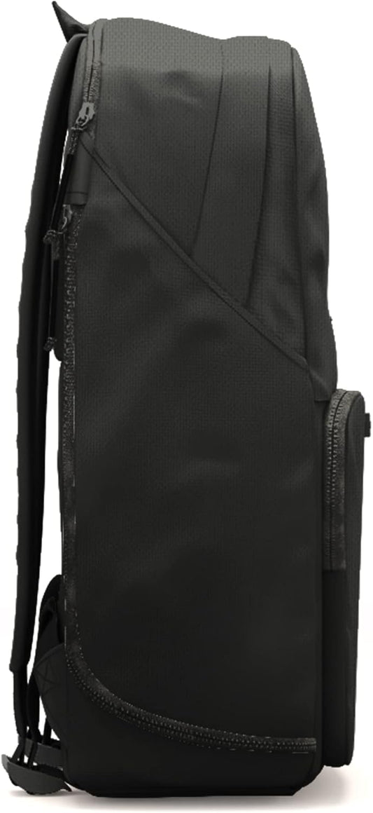 The Brevite Backpack - Casual daypack backpacks for every function. Compact but spacious 18L aesthetic traveling backpack with laptop compartment. (Black)
