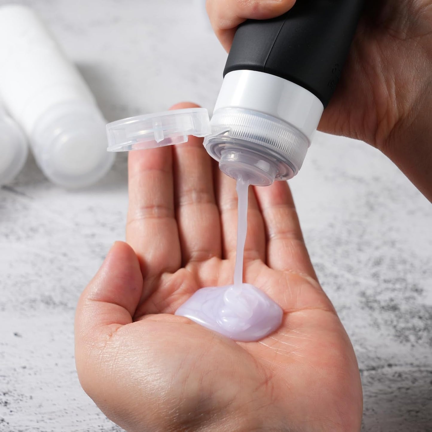 18 Pack travel Bottles for Toiletries, TSA Approved Silicone Travel Containers Leak Proof Refillable Travel Accessories for Shampoo Conditioner Lotion Body Wash(Multicolored G)