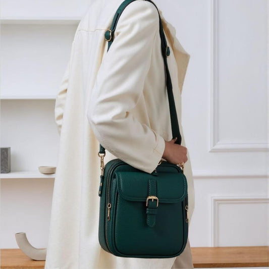 1060 Leather Crossbody Bags for Women Anti-Theft Vegan Purse with Card Slots, Travel Shoulder Bag, Waterproof Crossbody Purse