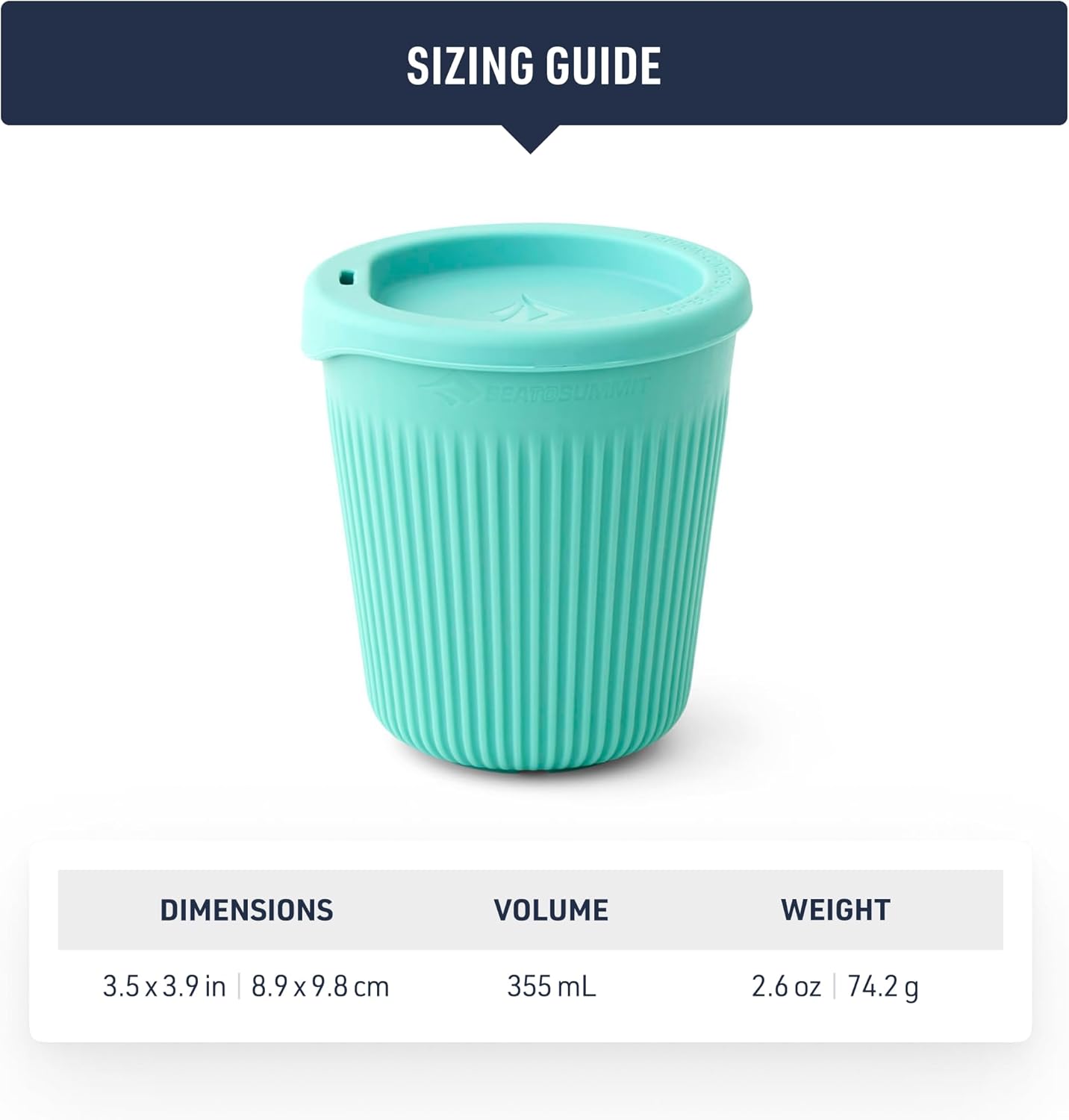 Sea to Summit Passage 12 Ounce Camp Cup, Spicy Orange