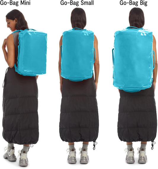 Baboon to the Moon Go-Bag Small 40L – Detachable Straps, Small Duffle Bag for Travel, Gym Bag for Women, Mens Travel Bag, Duffel Bags for Traveling, Travel Duffel Bags for Women (Bluebell)