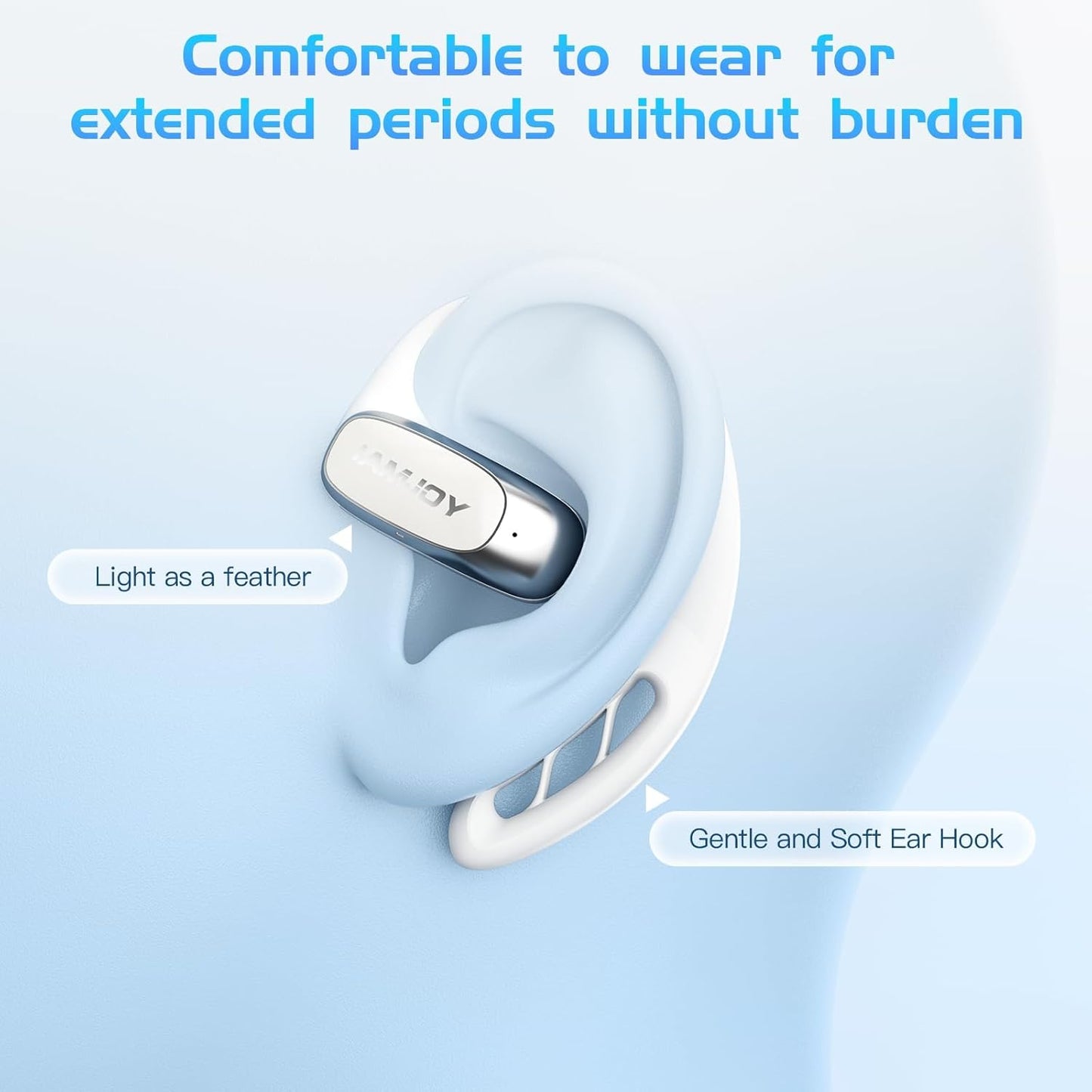 IAMJOY Language Translation Earbuds, 163 Language Translator Earbuds 3-in-1 Two Way AI Earbud Translator in Real Time Online Translator Device with APP Fit iOS & Android for Travel Business Learning