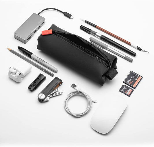 TOOLETRIES The Koby Mini Dopp Bag - Silicone Toiletry Organizer, Bathroom Travel Bag - Features Heavy-Duty Zipper, Leak Resistance, Easy to Clean - Charcoal