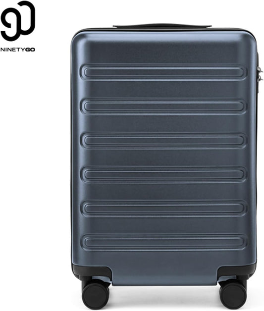 Carry on Luggage 22 X 14 X 9 Airline Approved, 20 Inch Luggage for 3-5 Days Travel, Double Spinner Wheels, 100% Hardshell PC, TSA Lock (09-Grey, Carry-On 20-Inch)