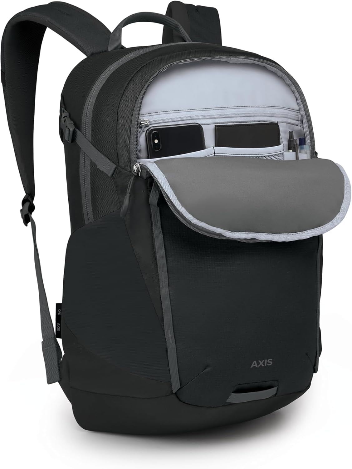 Osprey Axis Laptop Backpack – Sleek Everyday Pack with Laptop Sleeve, Water Bottle Pockets & Compression Straps