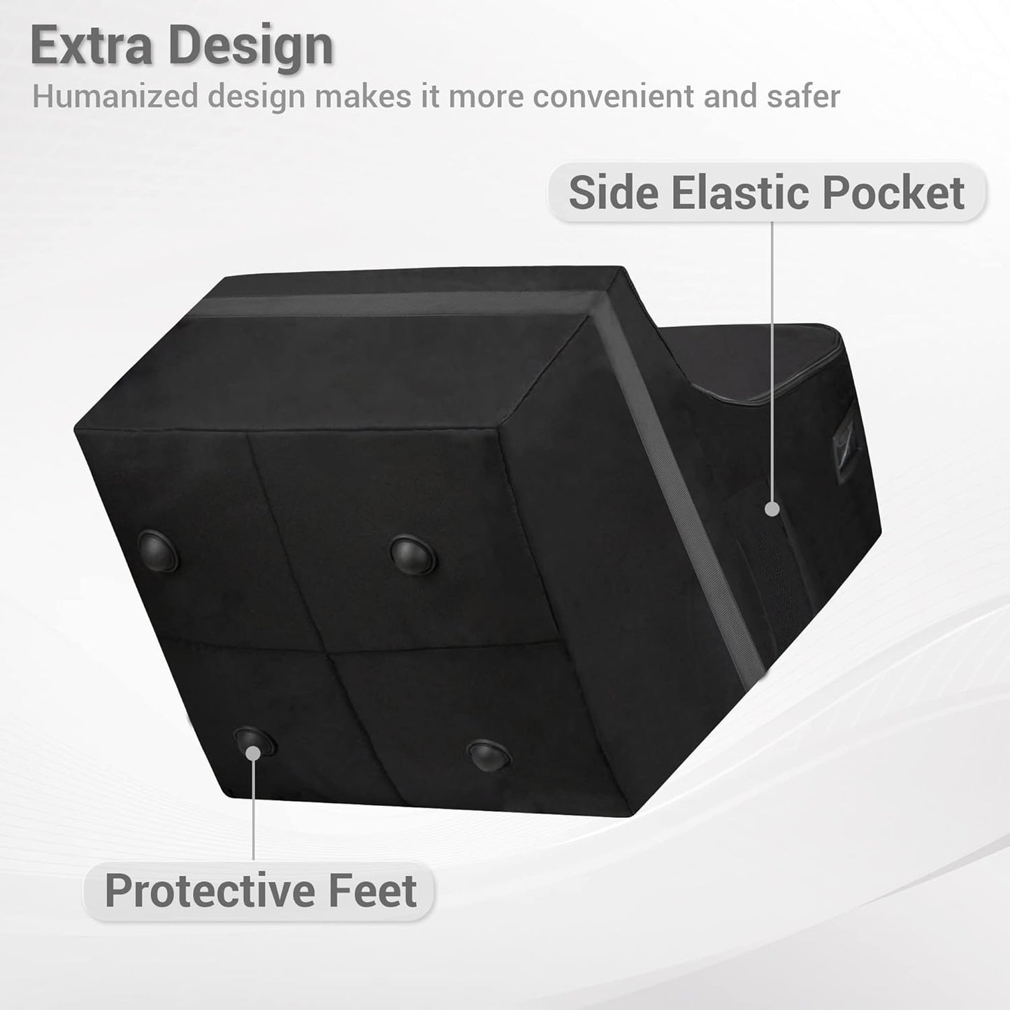 Car Seat Travel Bag - Padded, Comfortable, Durable, Roomy Gate Check Carseat Cover Backpack Fits 3-in-1,Convertible, Booster & Infant Car Seats for Airplane, Airport, Gray