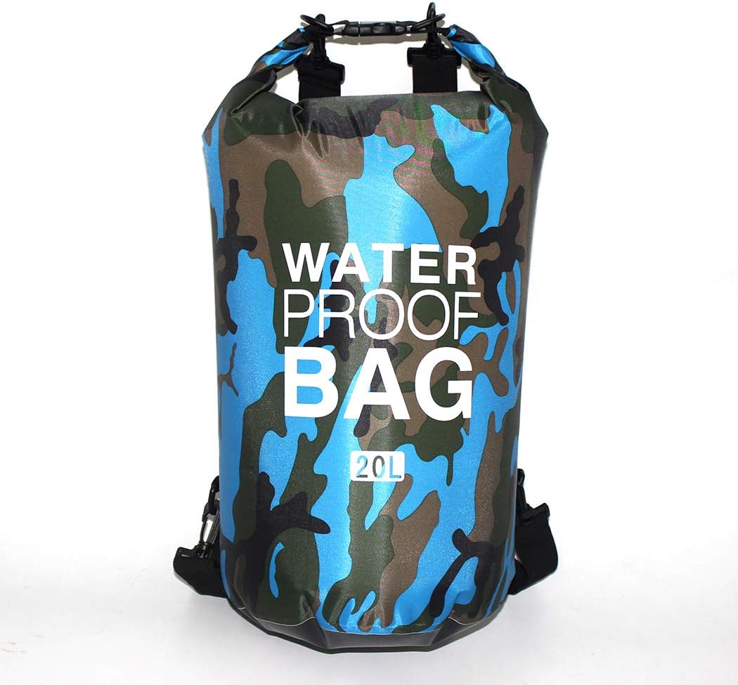 Waterproof Dry Bag 2L/5L/10L/15L/20L/30L, Roll Top Sack Keeps Gear Dry for Kayaking, Rafting, Boating, Swimming, Camping, Hiking, Beach, Fishing with Free Waterproof Phone Case