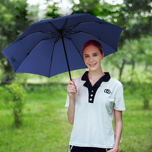 LANBRELLA Compact Reverse Folding Umbrella Auto Windproof Travel Umbrella