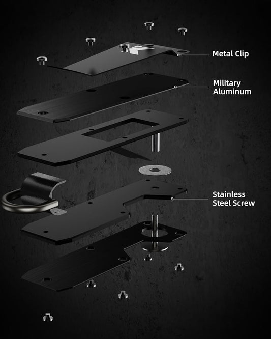 Key Organizer for Men Compact Key Holder Minimalist Key Case Metal Key Chain Key Holder for Keychain Secures 2-5 Keys