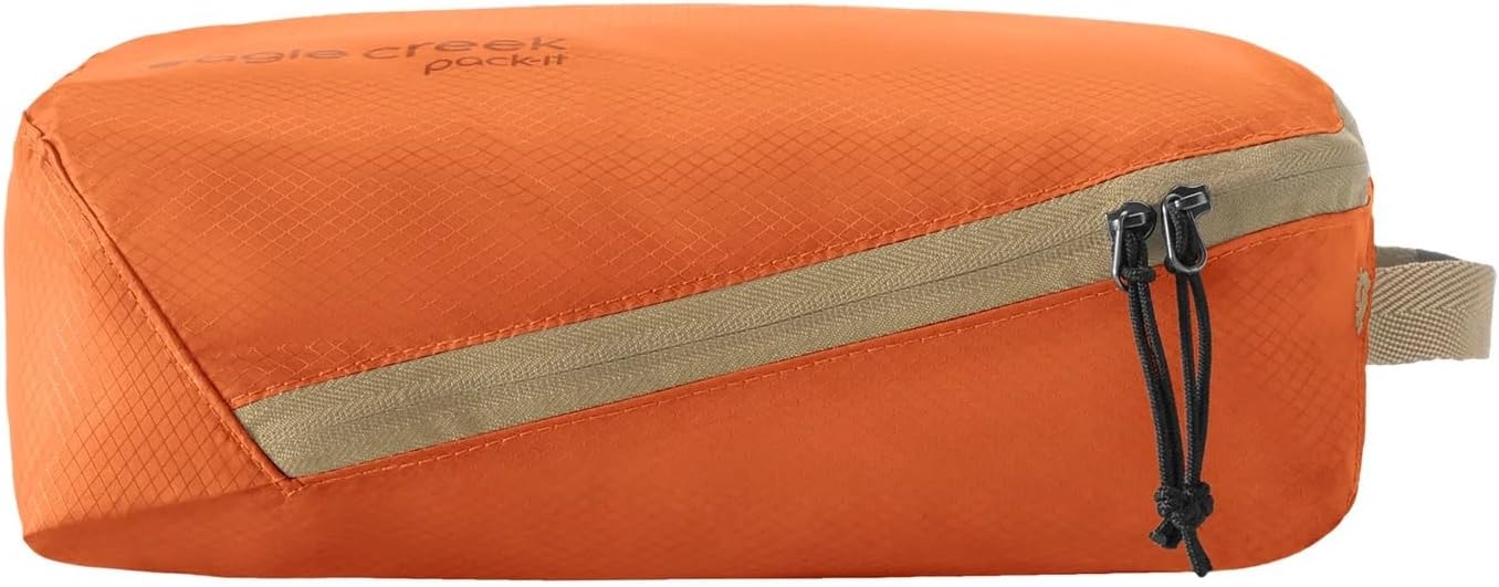 Eagle Creek Pack-It Starter Set - Includes S Isolate Cube, M Isolate Cube & L Pack-It Reveal Garment Folder - Lightweight Travel & Storage Essentials - Mandarin