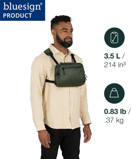 Osprey Archeon Commuter Chest Rig Bag, Black