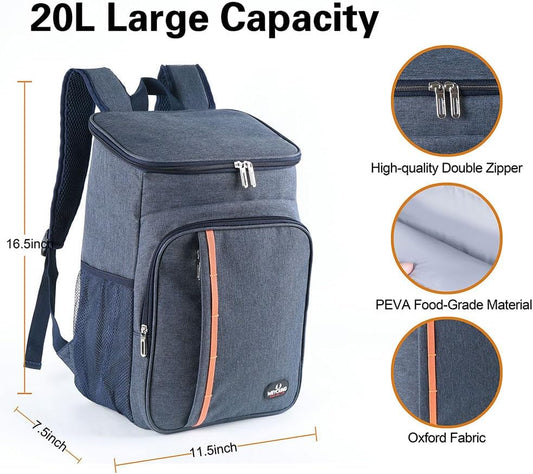 CODOBON Cooler Backpack 20L Insulated Backpack Coolers Lightweight Leak-Proof
