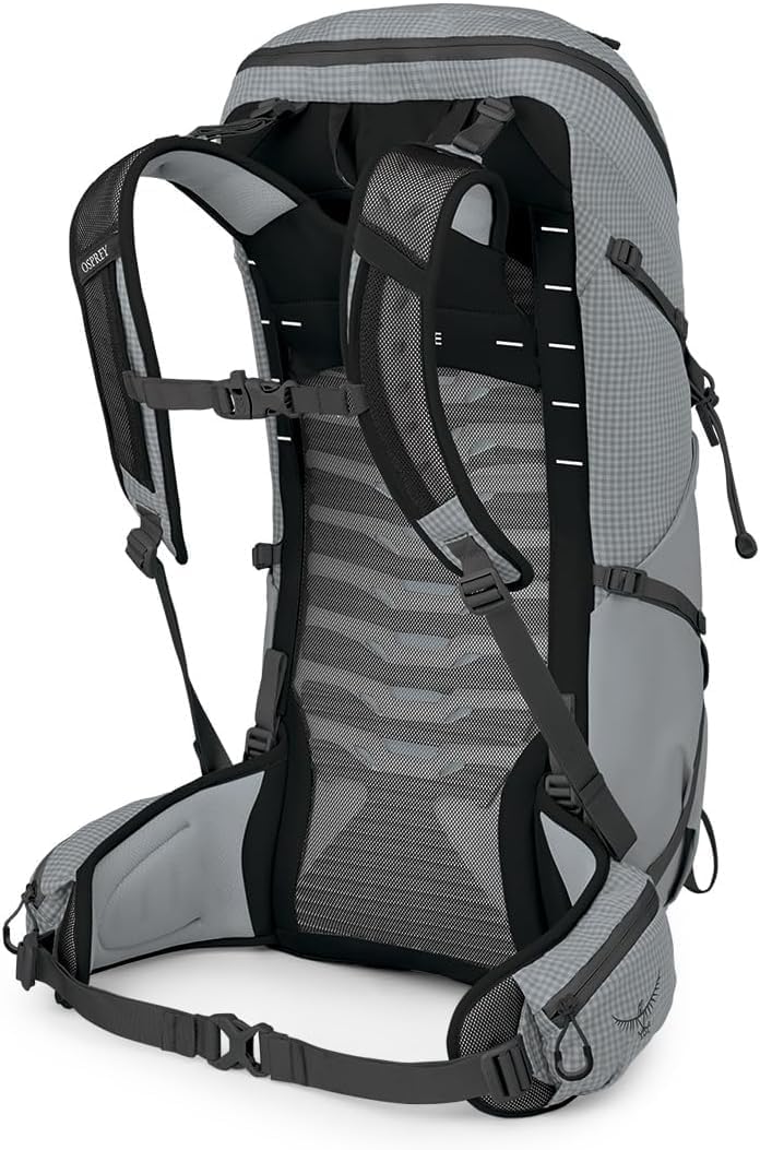 Osprey Talon Pro 30L Men's Hiking Backpack with Hipbelt, Silver Lining