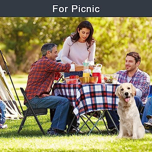 Mini Padded Folding Stool - 12.2 Inch Camping Black 2-Pack
