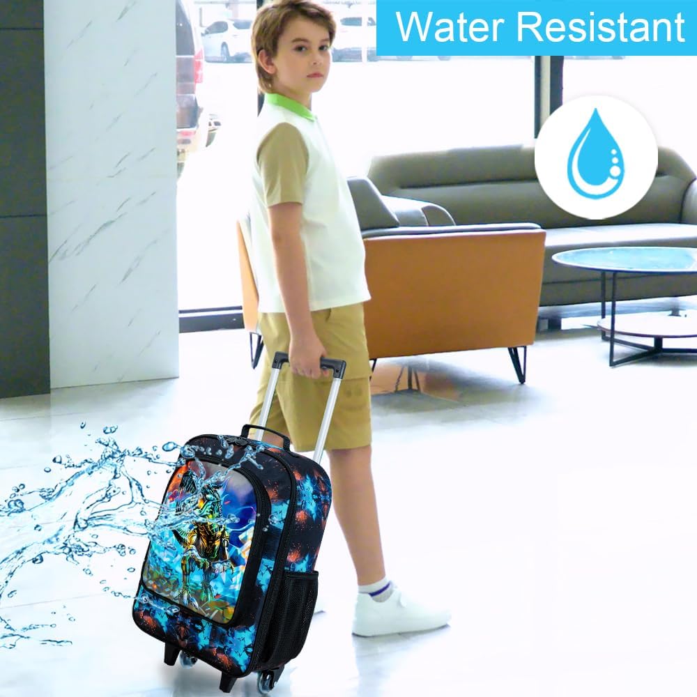 Kids Luggage for Boys Girls, Toddler Rolling Travel Carry on Suitcase with Wheels