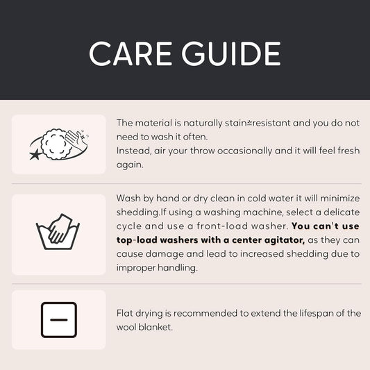 100% Wool Blanket, 62" x 86", Warm, Thick, Washable, Military Wool Blanket, Great for Camping, Outdoors, Sporting Events, Survival Kits, Plum