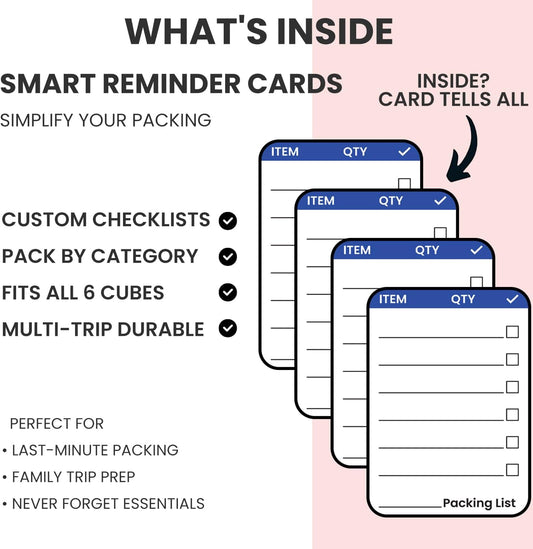 8 Set/6 Set/4 Set Compression Packing Cubes for Travel, Lightweight Vacation Travel Essentials, Travel Accessories for Suitcase Organizer Bags Set, Durable Luggage Organizer