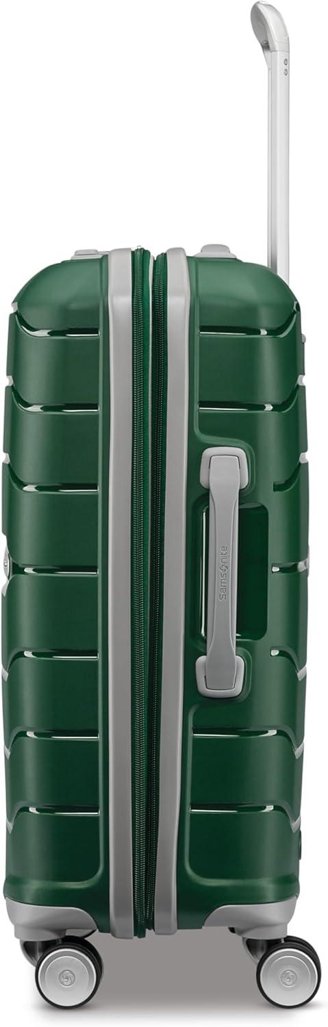 Samsonite Freeform Hardside Expandable Luggage with Spinners, Pine Green, 2PC SET (Carry-on/Large)