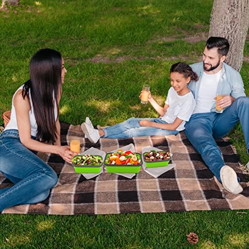 Guyuyii 4 Pack Collapsible Food Storage Containers with Lids