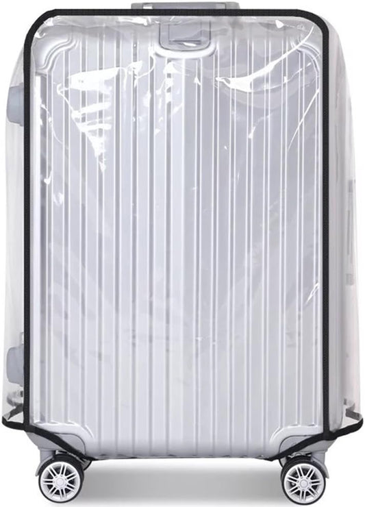 JenKin Luggage Protector Suitcase Cover PVC Waterproof Travel Suitcase Fits Most to 30"(30" (21.3" L x 13.4" W x 29.5" H))