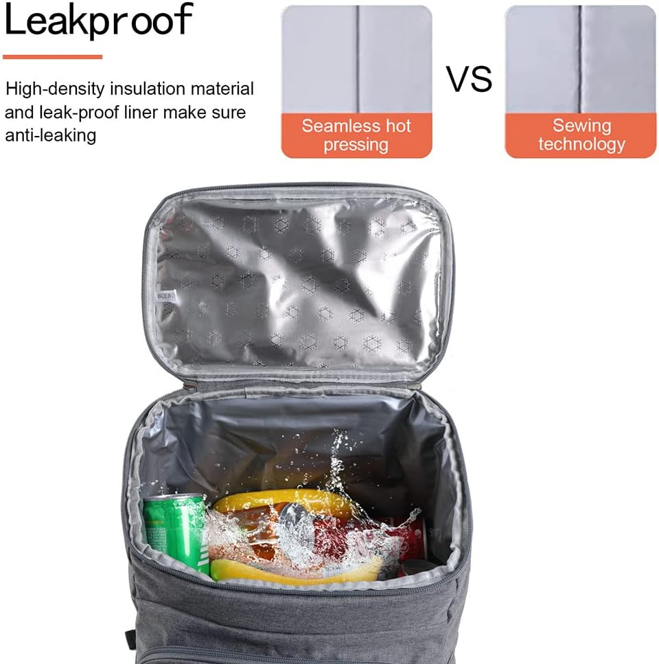 CODOBON Cooler Backpack 20L Insulated Backpack Coolers Lightweight Leak-Proof