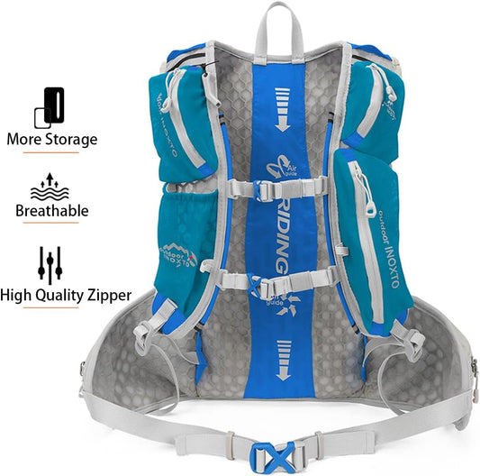 INOXTO Hydration Pack Backpack ,Water Backpack with 2L Leakproof Water Bladder, Running Hydration Vest for Man, Daypack for Cycling Motocross Climbing Trail Running