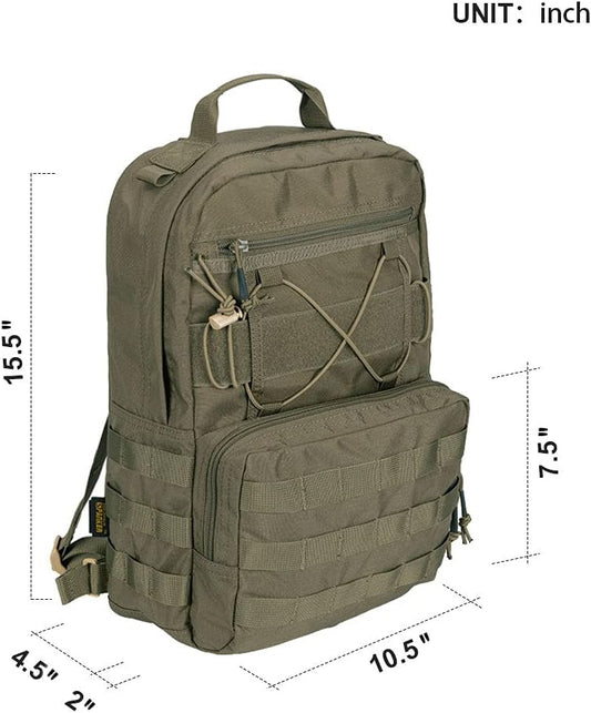 EXCELLENT ELITE SPANKER Outdoor Hydration Backpack Bundle Packs Water Bladder Carrier for 3L Water Bladder
