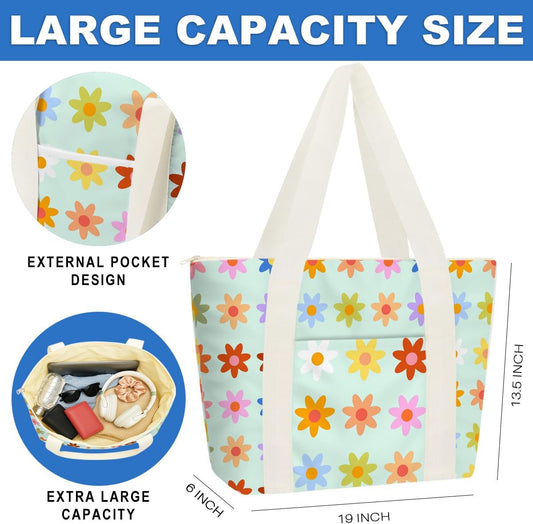 Beach Bags Wet Bag for Swimsuit Tote Bag for Friends Travel Gifts, Aloha Bags Waterproof Vacation Essential