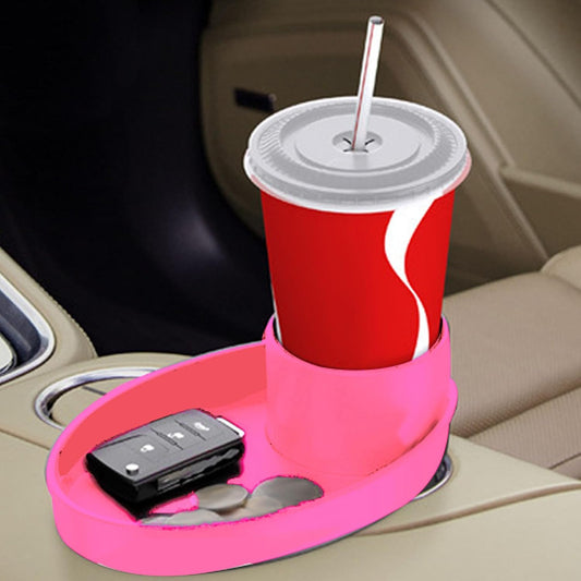 Car Seat Snack Tray, Convenient Toddler Road Trip Essentials Food Plate Cup Holder Tray for Snacks Toys, Entertainment Toddler Carseat Eating Plate Table for Travel ()
