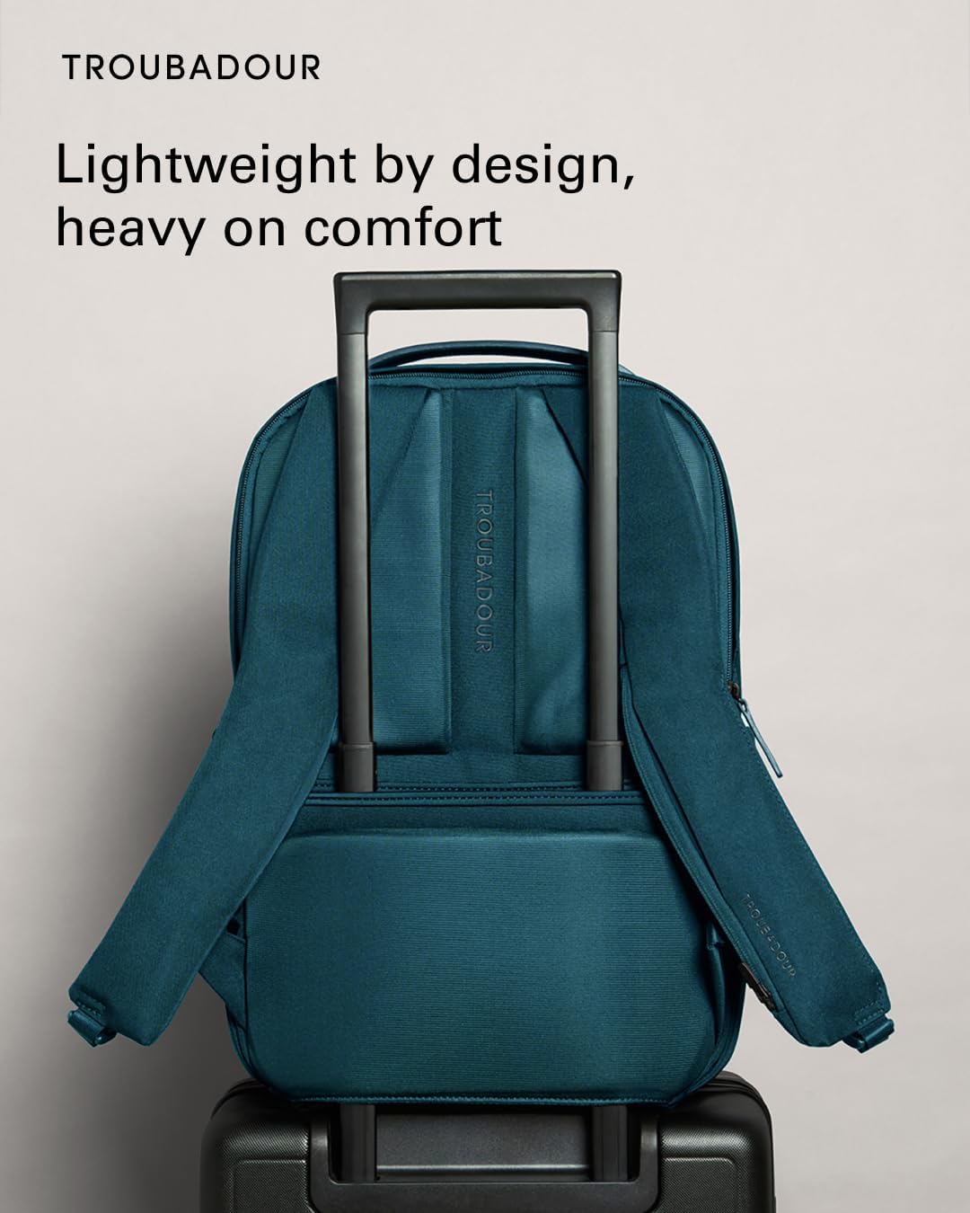 Troubadour Apex Backpack 3.0-25L Premium Laptop Backpack - Ergonomic & Water Resistant - Designed for Work and Travel - Air Force Blue